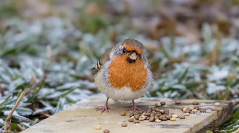 Rouges-gorges : ces deux aliments tout simples au jardin cet hiver les font revenir encore et encore chez vous
