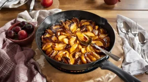 « Une poêle, et c’est tout » : mon gâteau aux pommes préféré sans allumer le four