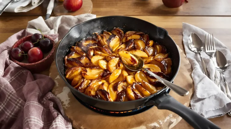 « Une poêle, et c’est tout » : mon gâteau aux pommes préféré sans allumer le four